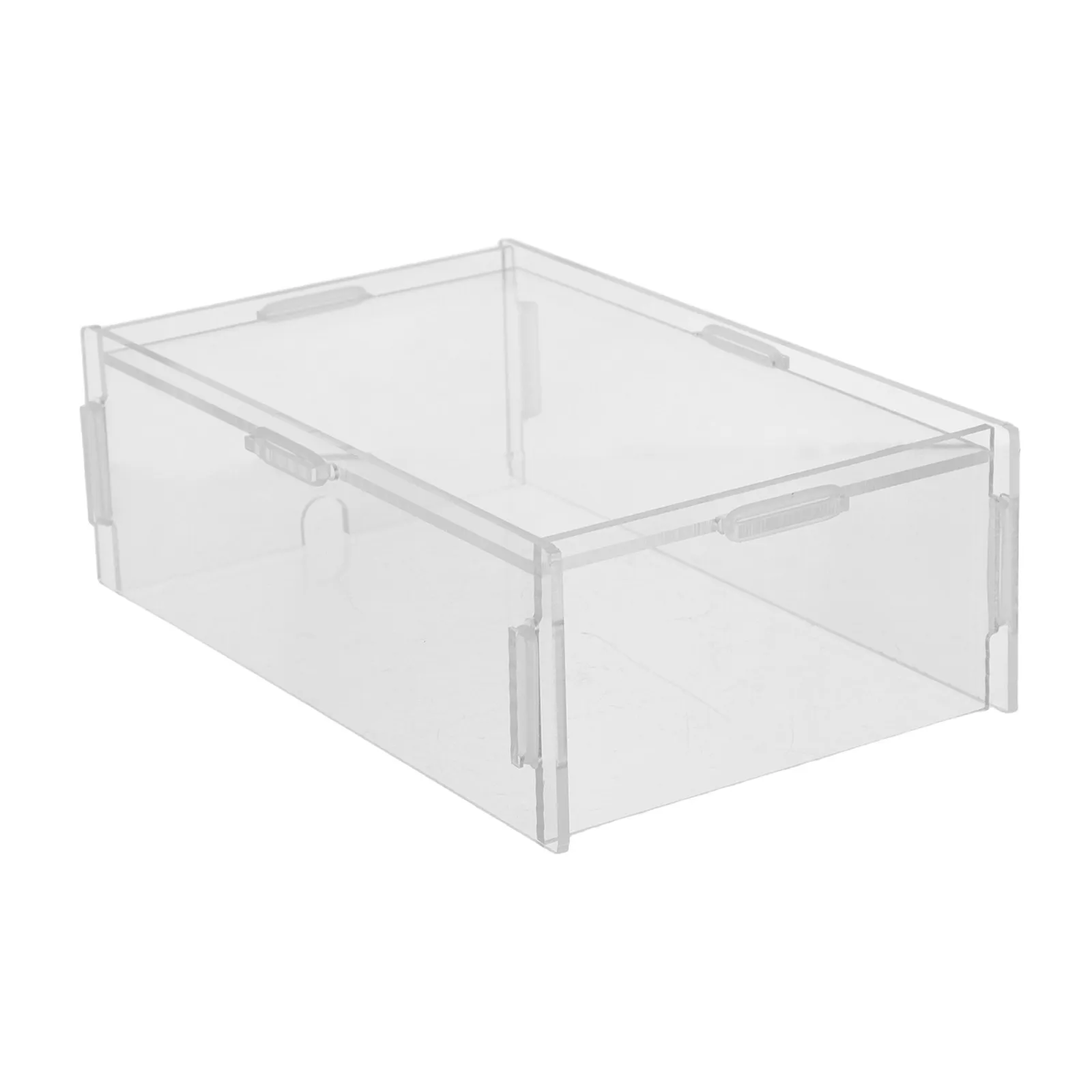 Acrylic Mouse Cover Desktop Computer Protective Case Clear Dust Cover Wireless Wired Mouse Protection Home Office Gaming 6x4x2