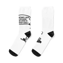 Mariah Carey Need To Listen Chaussettes de tennis pour hommes et femmes, idées cadeaux de la Saint-Valentin, cadeau amusant