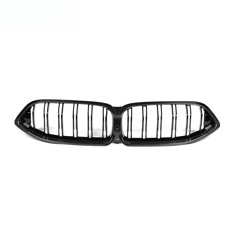 

M8 OEM Style Dry Carbon Fiber Front Bumper Grille for BMW M8 F91 F92 F93 Dual Slats Prepreg Carbon Fiber Front Grill