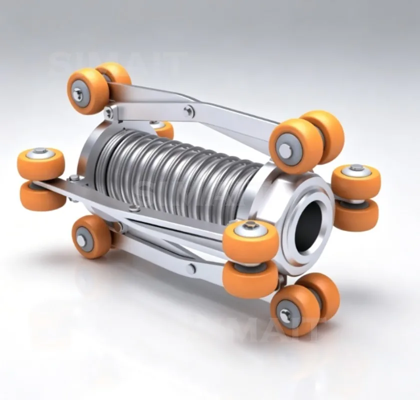 Pipe Inspection Crawler Accessories: Retractable Bracket, Guide Pulley, Lens Cover for 50-300mm Sewer Camera
