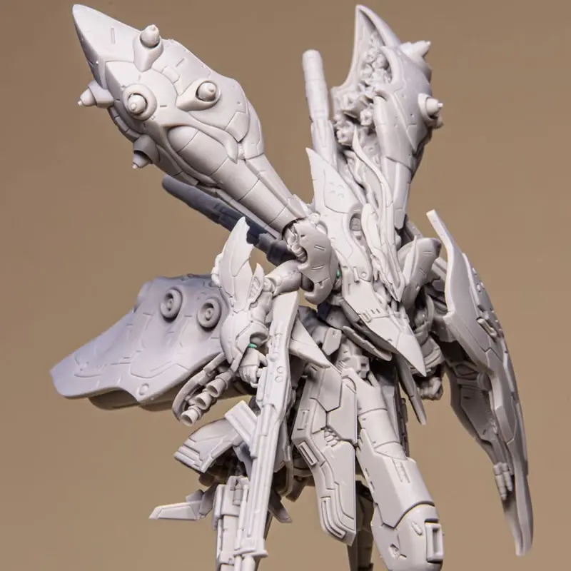 

9CM U5artisan Artifact MSN-04-2 Nightingale Unpainted Unassembly 3D Print Diy Mini High-precision Robot Model Gk Full kit