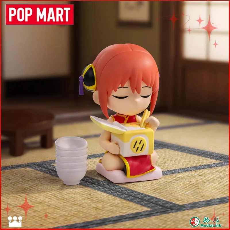 

POP MART Gintama: Серия фигурок «Добро пожаловать в Йорозуя», коллекционные настольные украшения, подарок