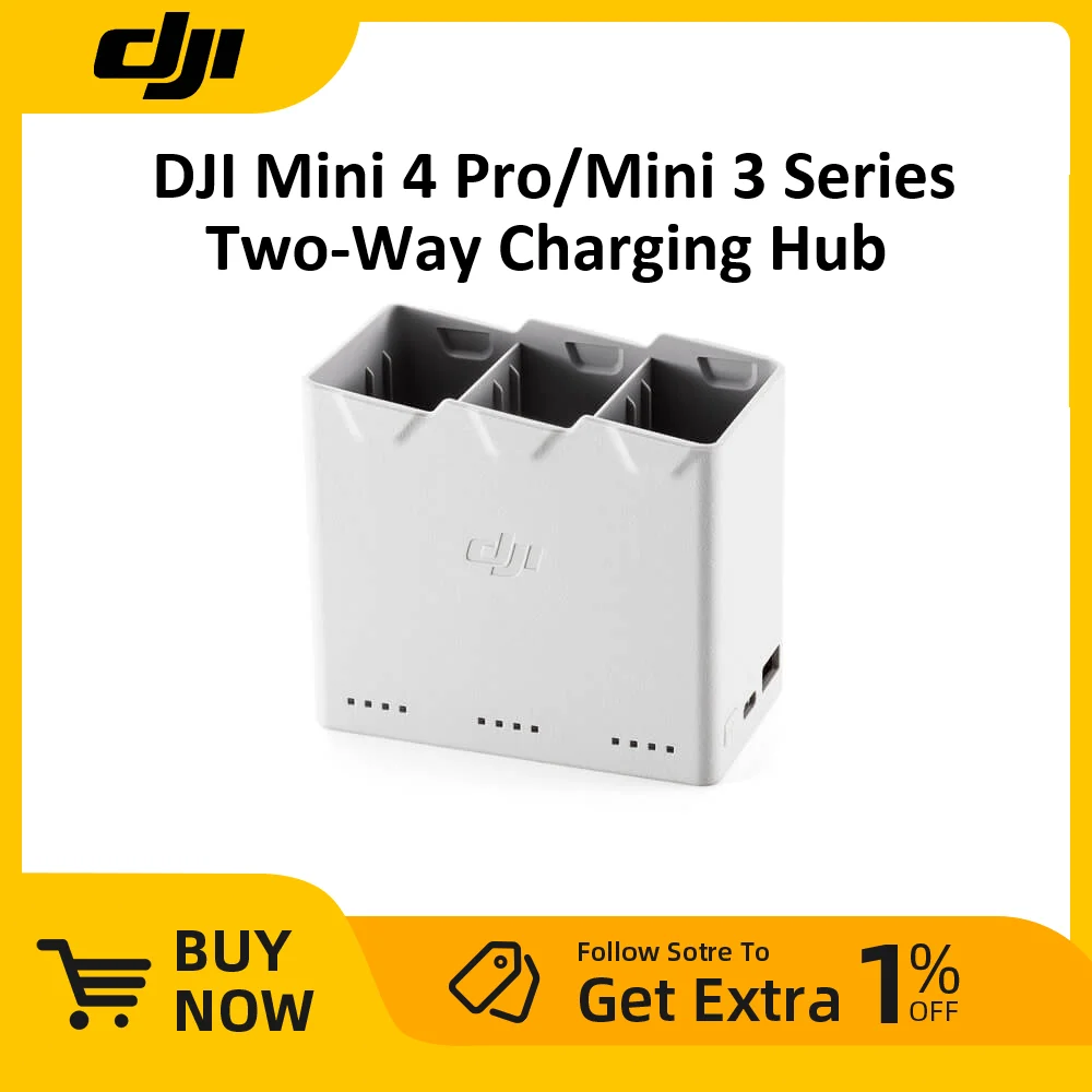 DJI Mini 4 Pro/Mini 3 Series Two-Way Charging Hub for DJI Mini 3/Mini 3 Pro Mini 4 Pro Drone Original Battery Charger