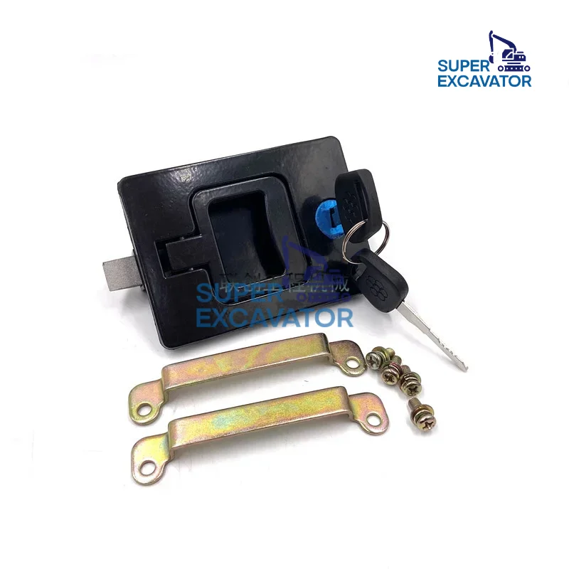 For Yuchai YC60 YC85 YC135 YC210 YC230 Side door lock tool box lock side cover lock side door lock Excavator accessories