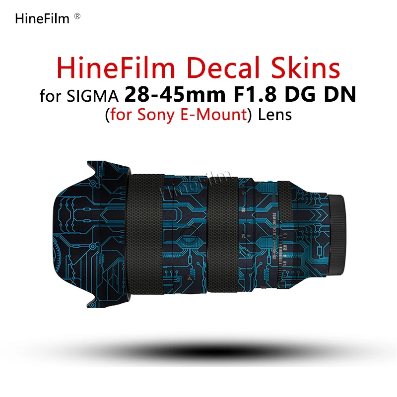 

Hinefilm Skin for Sigma 28-45F1.8 DG DN E Mount Lens Sticker For Sigma 28 45 Lens Skin 28-45 f1.8 Wrap Cover Film 2845 Lens Skin