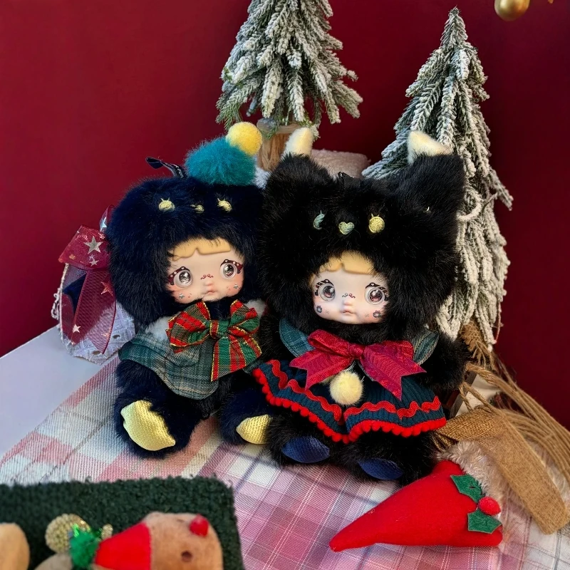 Nommi Magical Christmas Eve Series Blind Box Surprise Bag Cute Vinyl Plush Keychain Mystery Toys Home Ornaments Exquisite Gifts