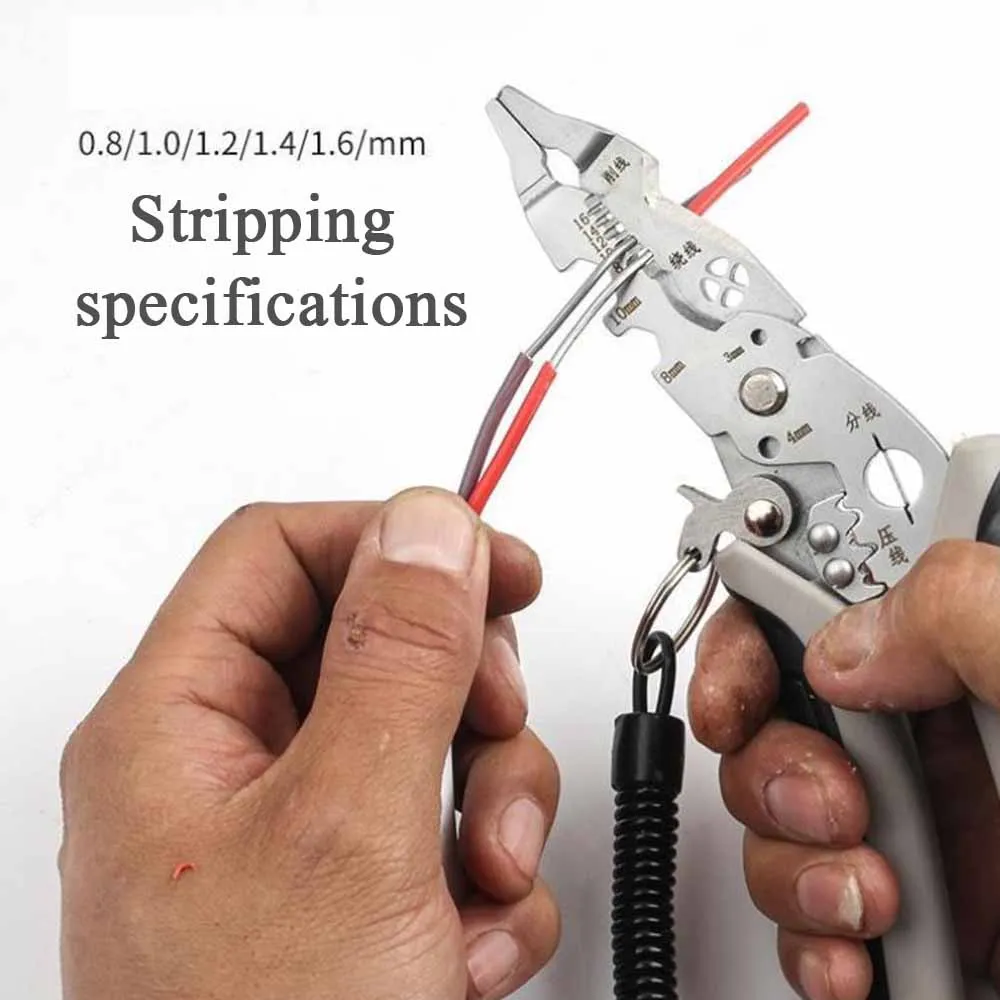 Multi-Purpose Electrical Wire Stripper Portable Cable Wire Crimping Pliers For Home Decoration