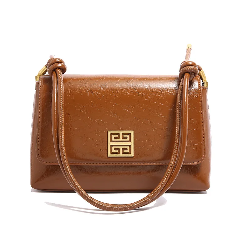 

2025 Winter New! Retro Chic Small Square Tote - Large Capacity Underarm Crossbody,sophisticated Elegant Luxury Bag