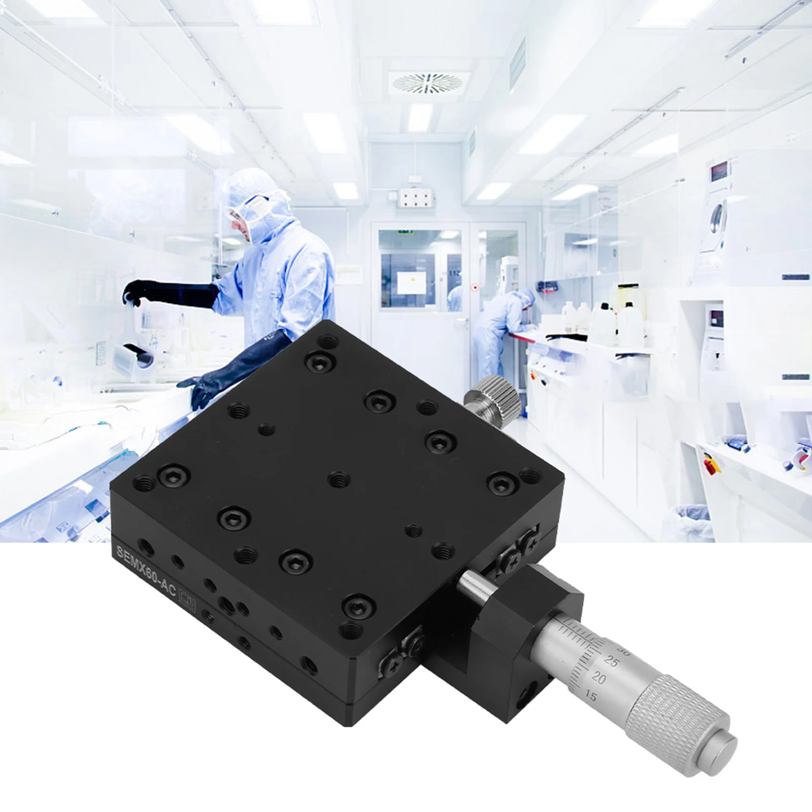 

X Roller Linear Stages X Manual Linear Stages X Micrometer Manual FinE tuning Roller Precision Linear Stages 60*60mm
