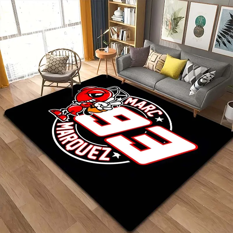 Autocycle NO-93  Pattern Living Room Bedroom Carpet Bedside Bathroom Floor Mat 15 Size M-Marc Marquez Area Rug Cloakroom Decor