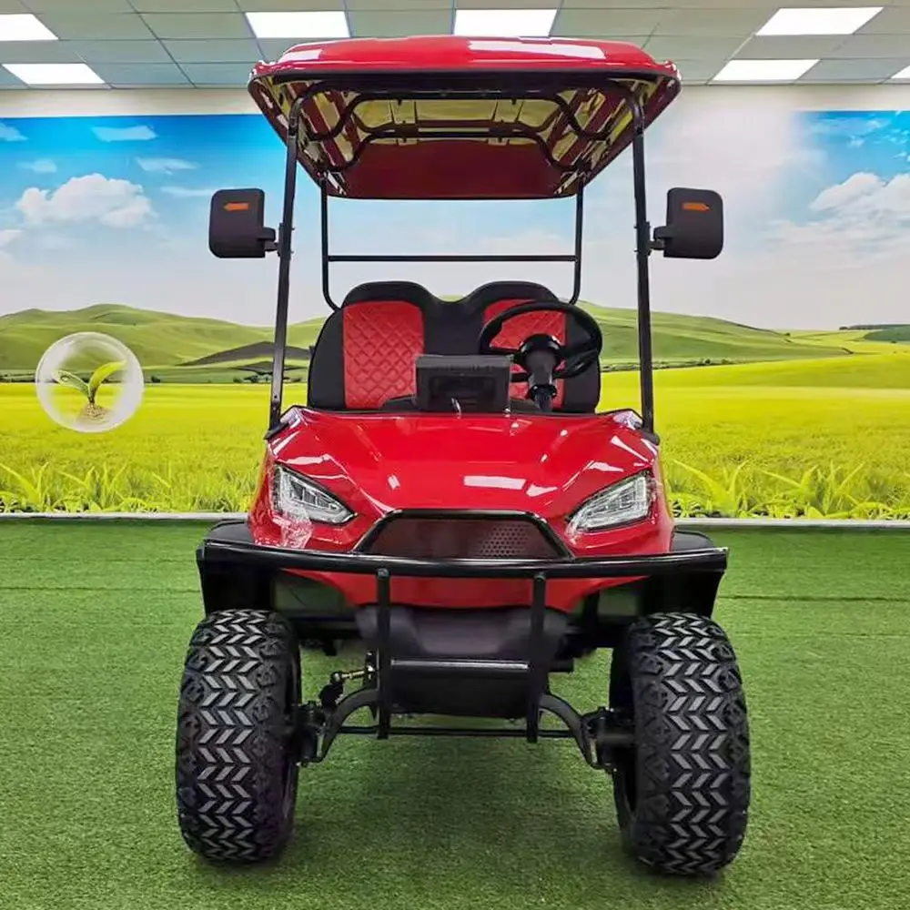 أفضل جودة عربة جولف ذات 4 عجلات عربة جولف كهربائية صينية #3