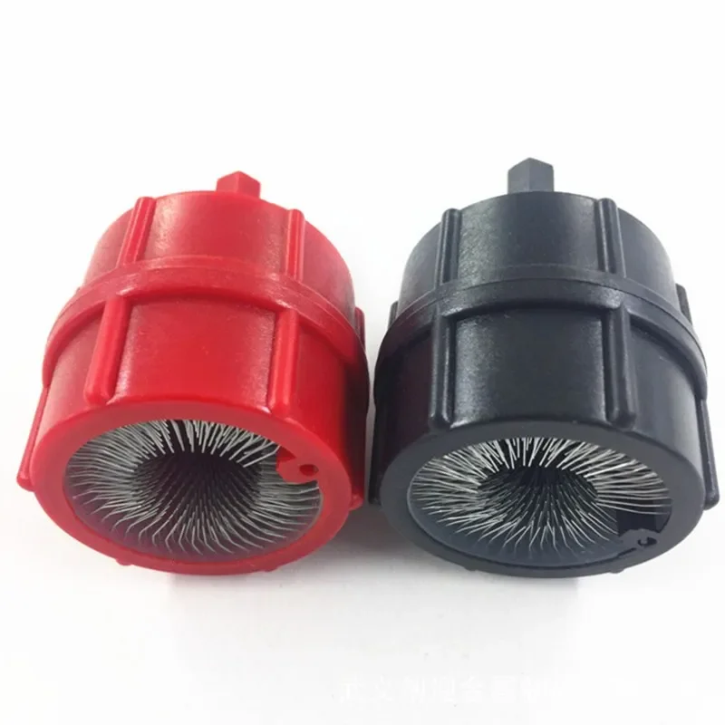 1 set New! Plastic Car Battery Terminal Brush Top Post Terminal Cleaning Tool