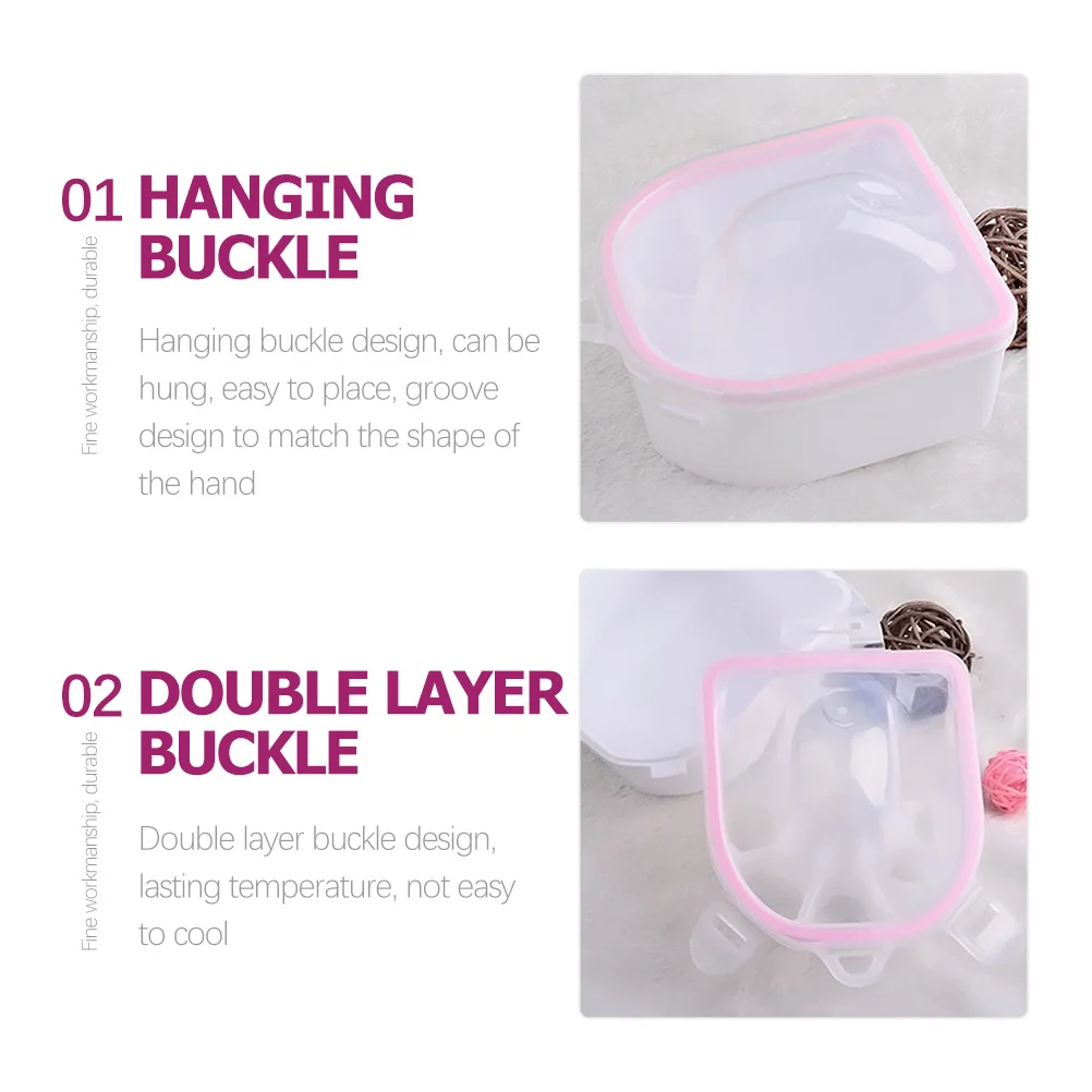 

2 шт., миска для замачивания ногтей, акриловые маникюрные миски, миски для снятия лака, замачивание, средство для удаления гель-лака, принадлежности для маникюра