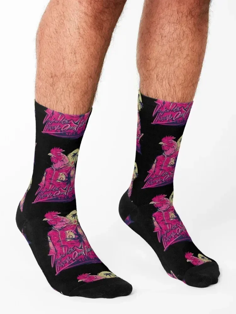 Hotline Miami - Richard Socks designer brand ankle Heating sock sport Mens Socks Women's