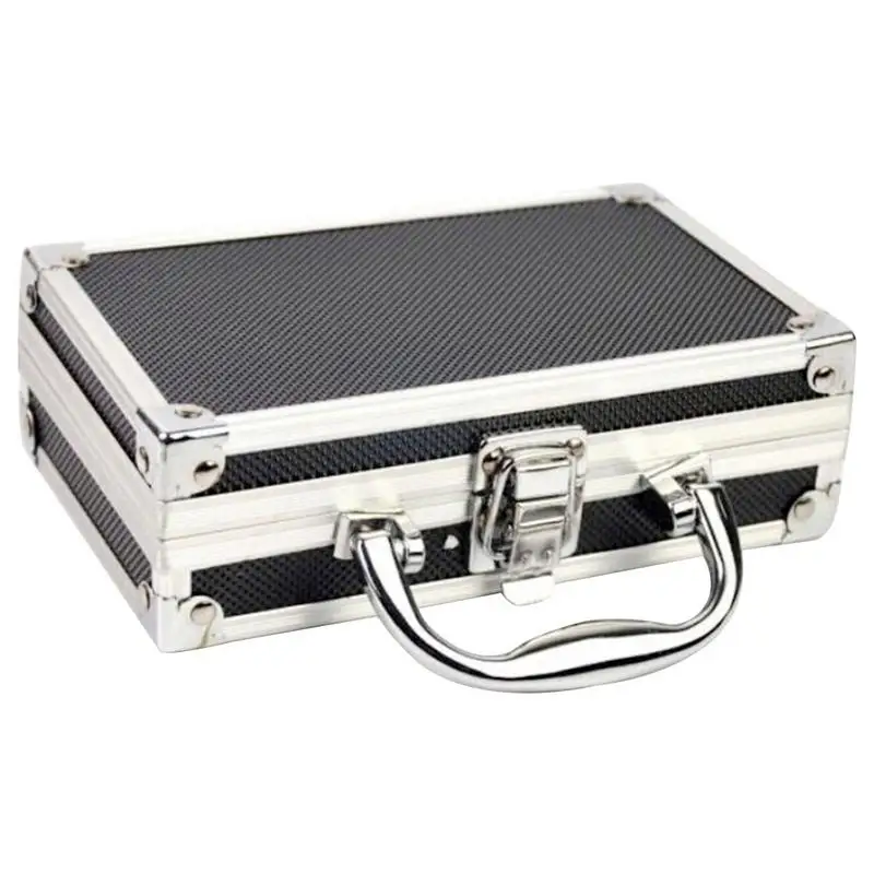 Aluminum Alloy Portable Tool box Storage Manager Household Durable Storage Box With Sponge Inner Ultra-large Capacity