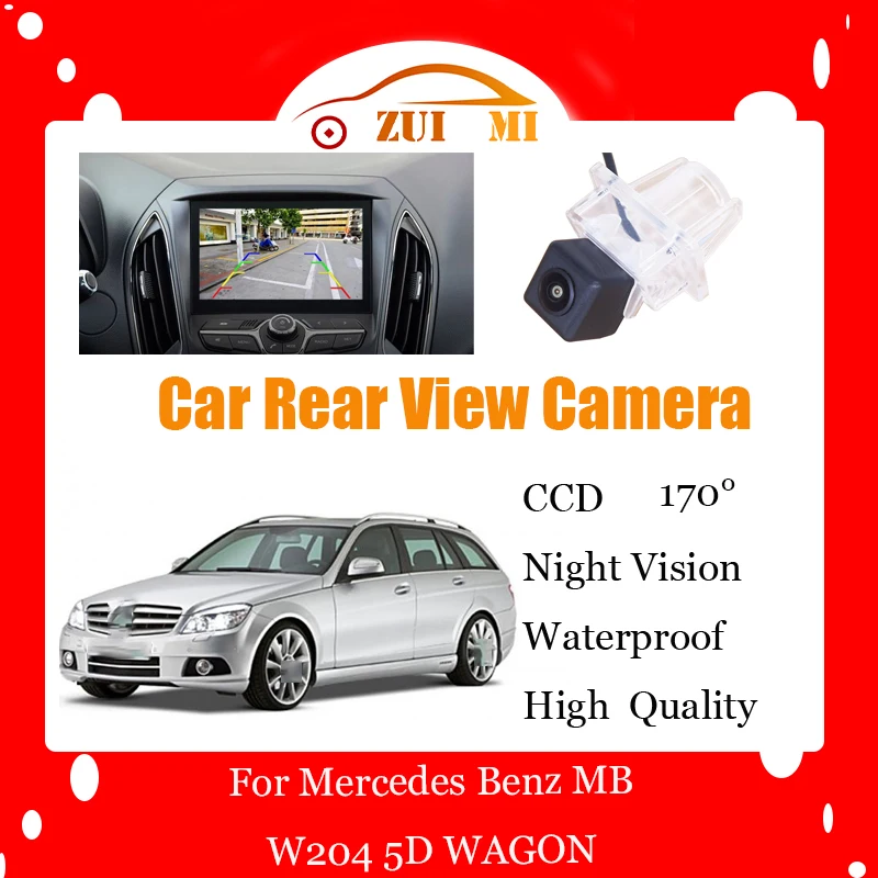 

Car Reverse Rear View Camera For Mercedes Benz MB W204 5D WAGON Waterproof CCD Full HD Night Vision Backup Parking Camera