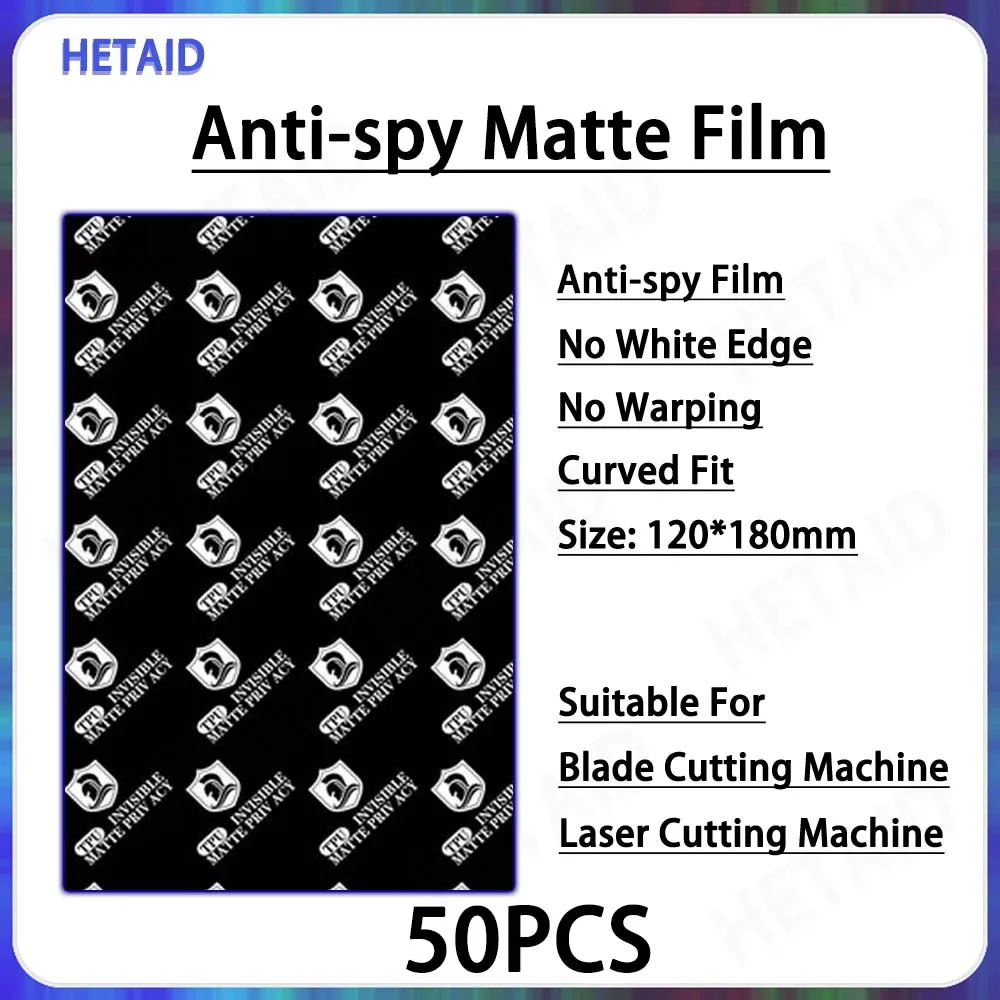 TPU Matte HD Privacy Protection Anti-Peep Frosted Flexible Hydrogel Film For Mobile Phone Screen Protective Cutting Machine