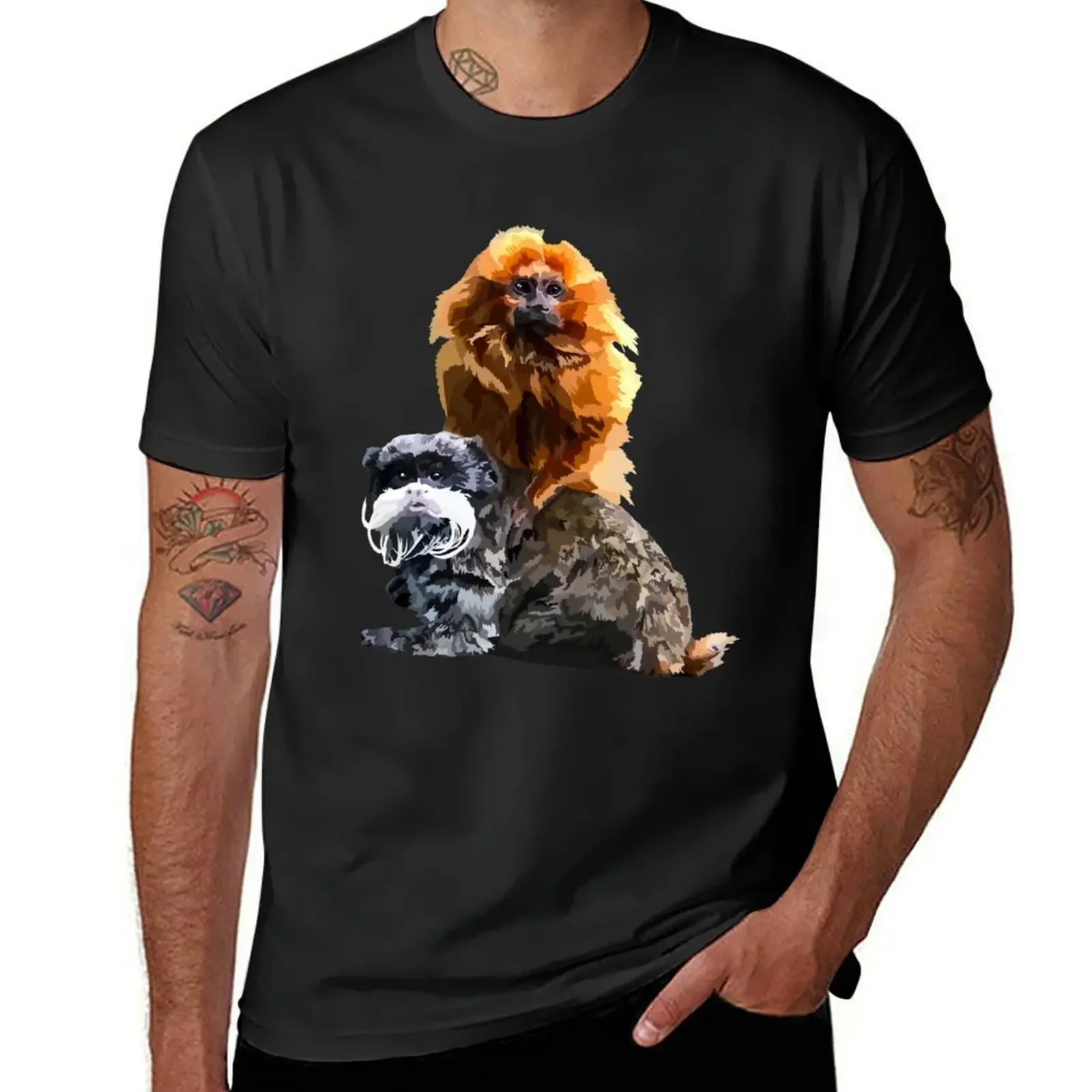 Mixed species T-Shirt boys whites cute clothes T-shirt men