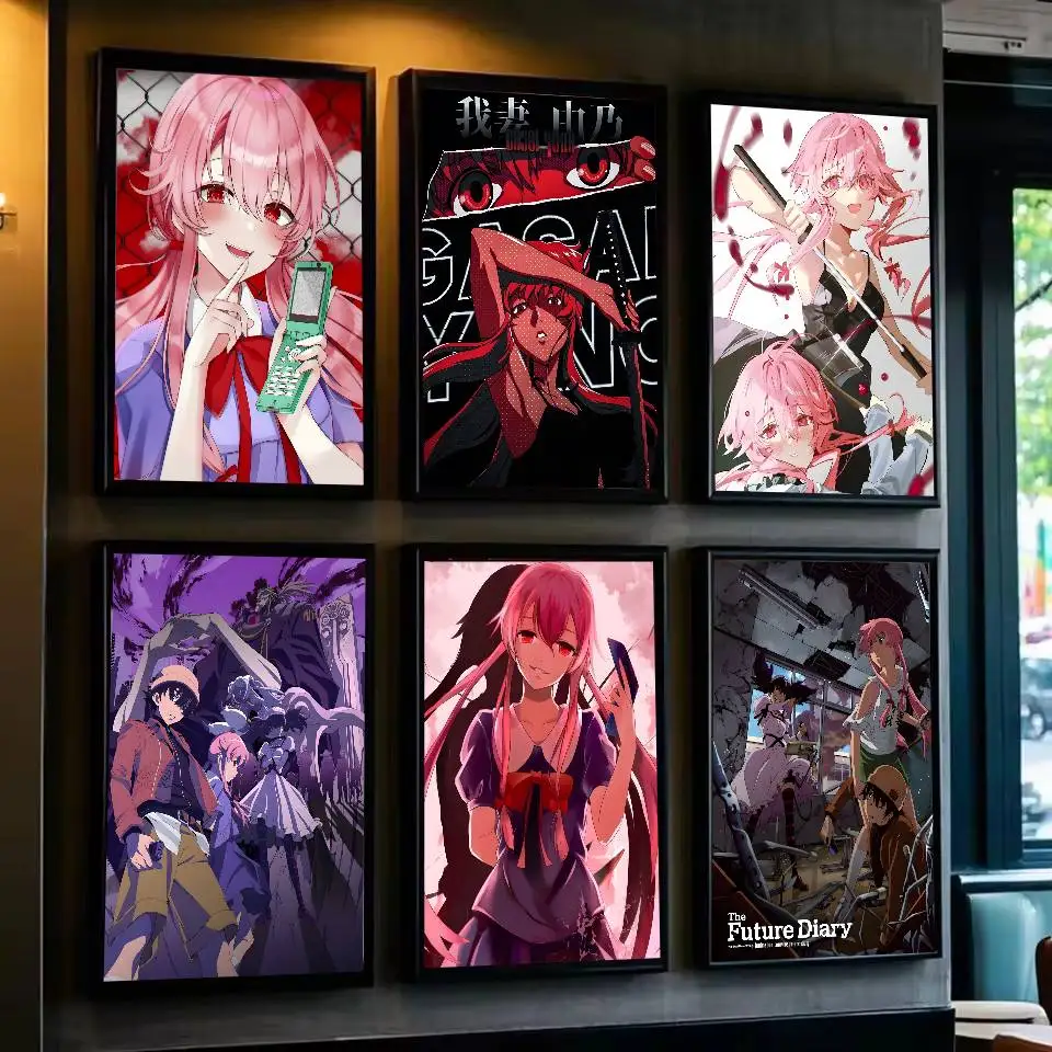 أنيمي الكرتون M-ميراي نيكي المشارك الفن مع المطبوعات غرفة نوم المنزل غرفة المعيشة الديكور هدية #2