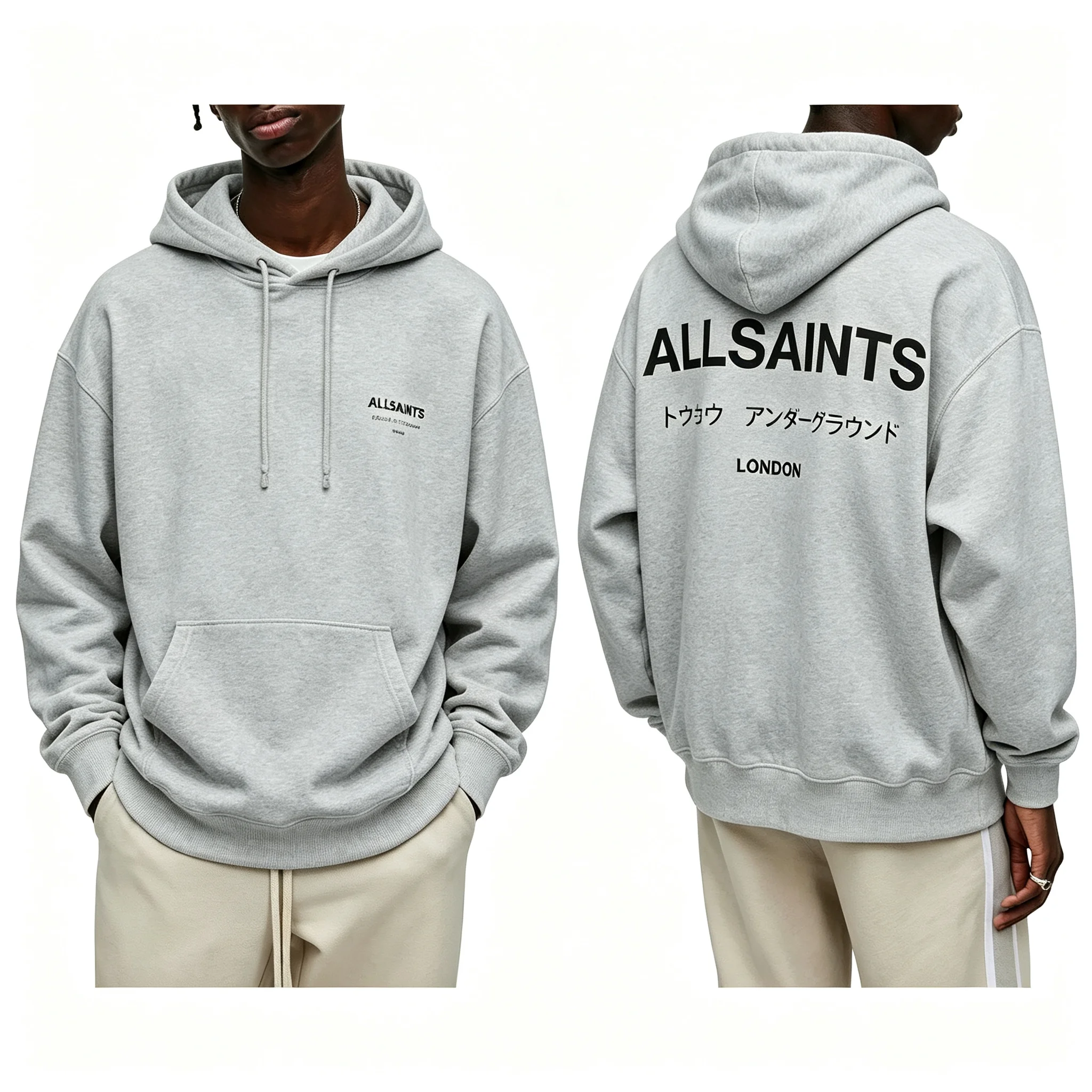 Herren- und Damen-Sweatshirts - Lässige, trendige, locker sitzende T-Shirts für Paare - Kapuzen-Sweatshirts – Detail 9