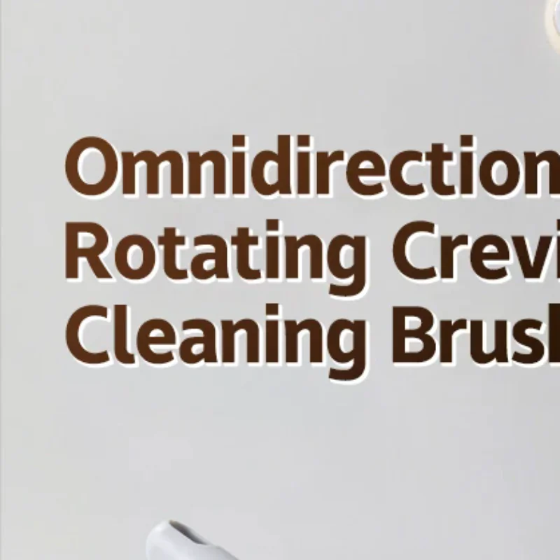 

Multi-functional Bathroom Crevice Cleaner, No Dead Angle Hard Bristle Brush, Floor Brush, Rotating Brush For Floor Crevices