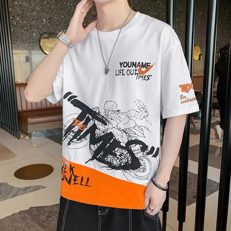 Tshirt for Men 2024 Trendy man Tops Quick-drying T-shirt streetwear O-Neck Short sleeve tee Casual Oversized Tshirt Y2k t-shirts