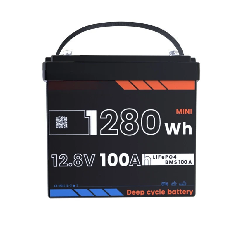 

12V100Ah portable lithium iron phosphate battery RV camping home energy storage high battery life safety lithium battery