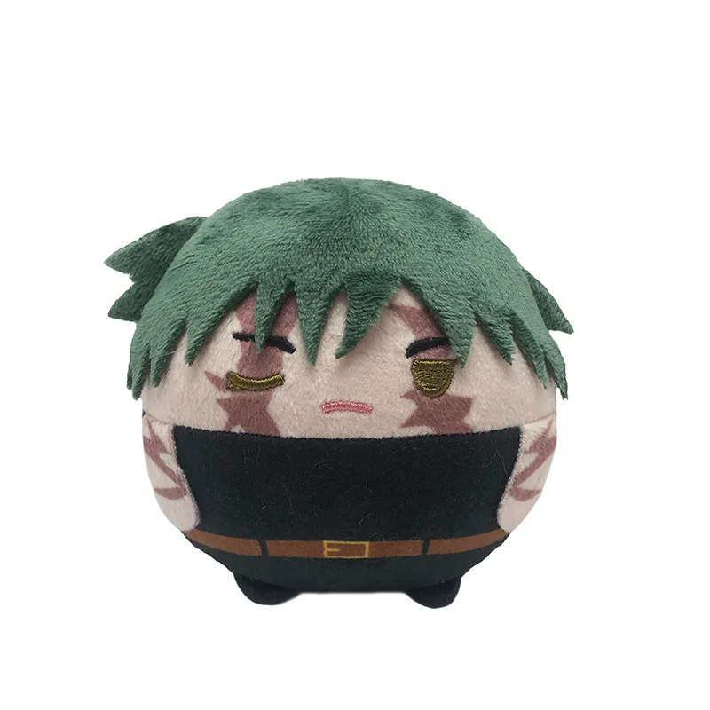new 10cm Jujutsu Kaisen Round Plush Keychain Yuji Megumi Choso Yuta Anime Fluffy Stuffed Doll Bag Pendant Fans Gift - view 2