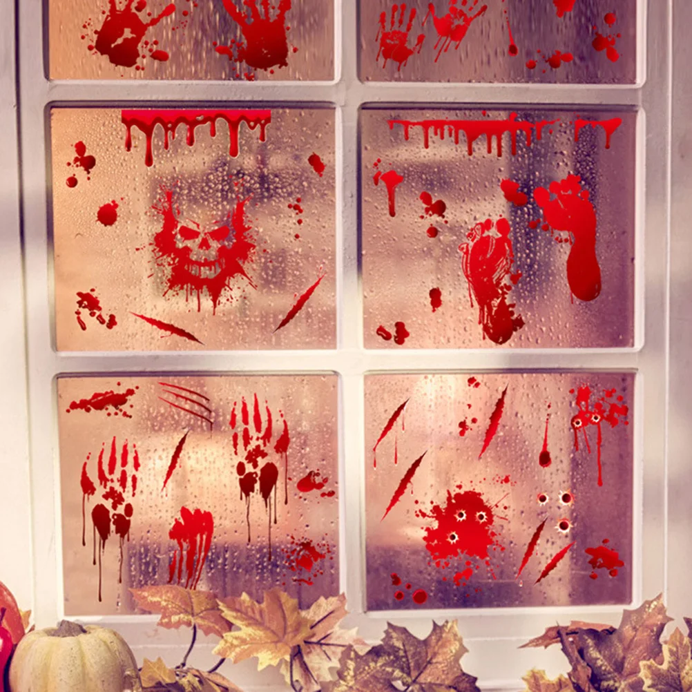 

Halloween Window Stickers Electrostatic Paste Static Cling Decals For Glass Wall Decor Party Decoration Supplies