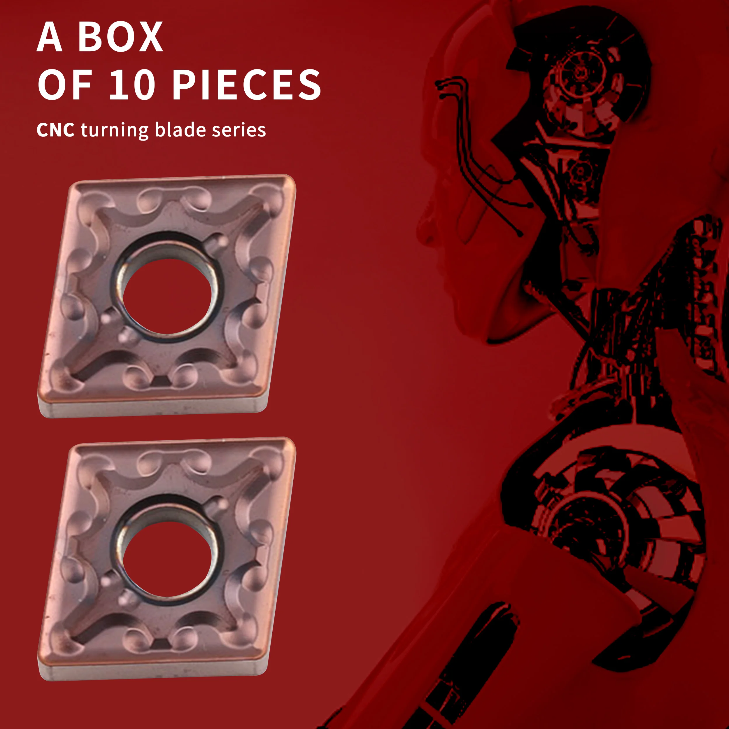CNMG120404-MA CV8088 CNMG120408 tornio CNC utensili per tornitura inserto in metallo duro taglio di ghisa e acciaio universale di alta qualità