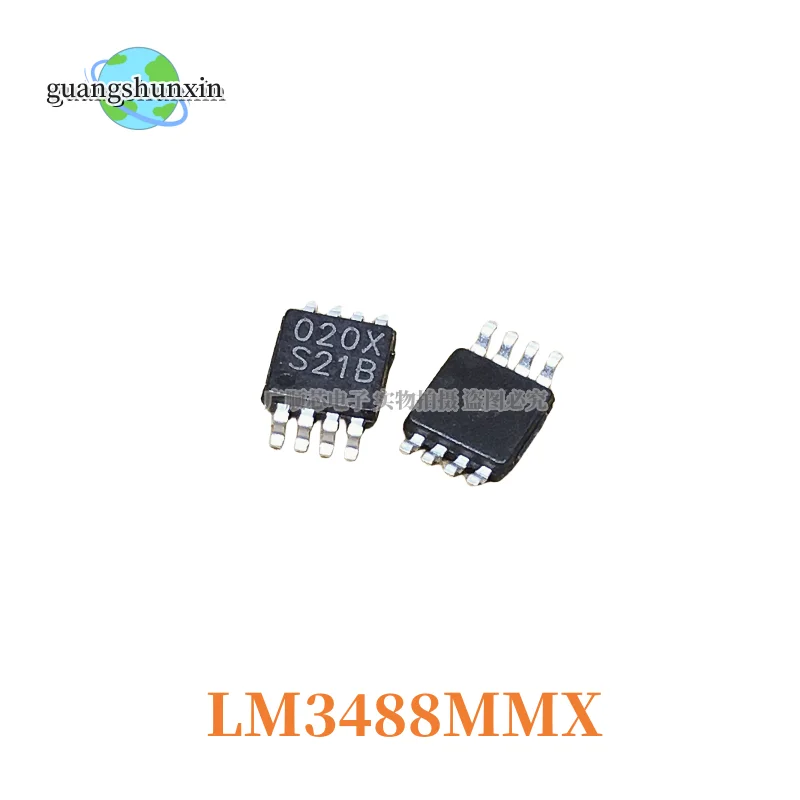 5PCS Original brand new LM3488MMX/NOPB LM3488MM MSOP8 screen printed S21B switch controller chip IC