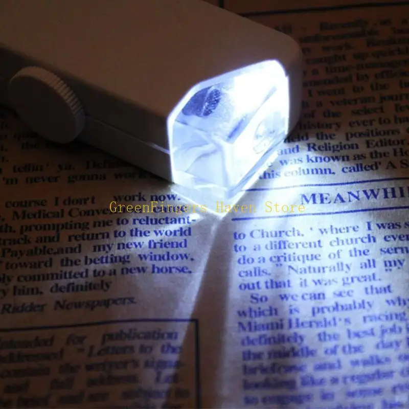 F68D Handhed Microscope 160-200X Adjustment Portable LED Microscope LED Lighted Pocket Microscope Magnifier-M25 White