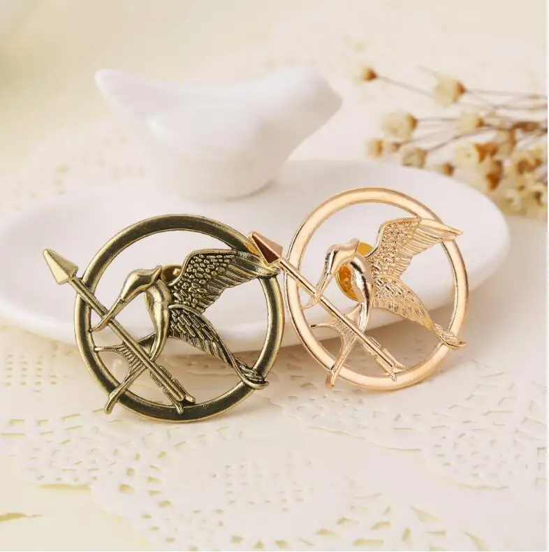 3 Colors Hunger Game Mockingbird Retro Mockingbird Retro Punk Brooch Alloy Jewelry Badge Best Friend Gift Brooch