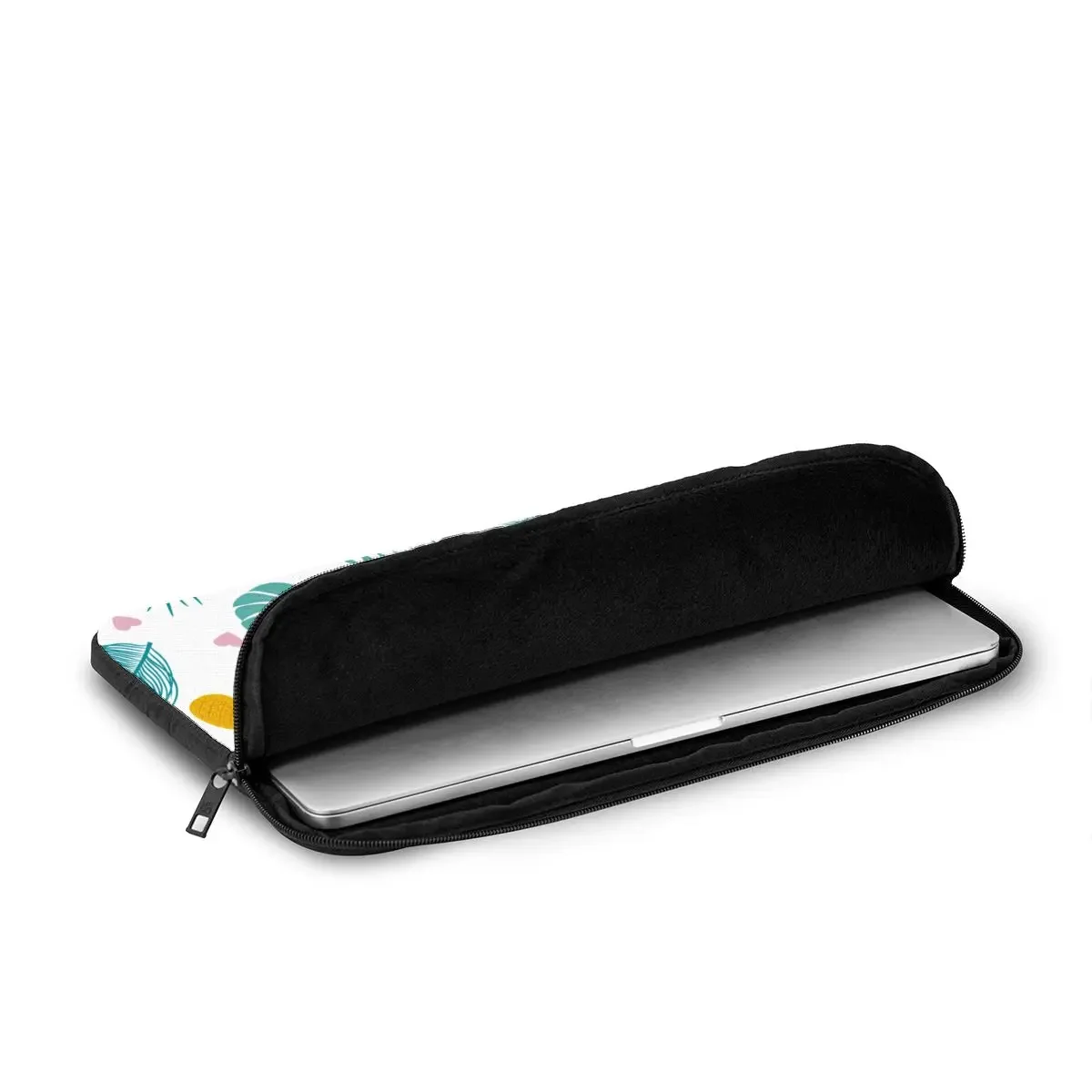 Borsa per custodia per Notebook per Laptop borsa per custodia antiurto con custodia per Tablet con foglie tropicali di fenicottero estivo per Macbook Air Pro