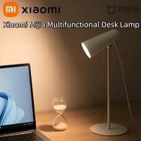 New Xiaomi Mijia LED Desk Lamp Multifunctional Type-c Rechargeable Reading Lamp 3 In 1 Study Office Portable Bedside Night Light