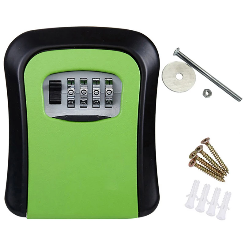 Wall Mount Key Storage Secret Box Organizer Password Security Code Lock