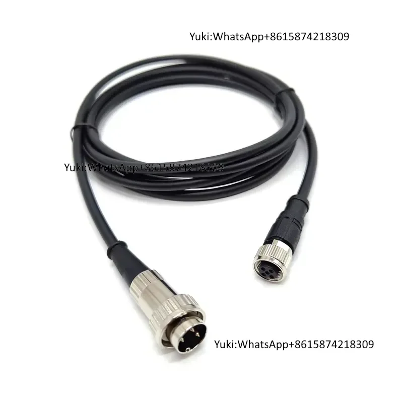 Manufacturer M12 5Pin DIN 3 Pin Audio Video 2.5m Adapter Electrical Cable Connector Power Applications Male Female IP67