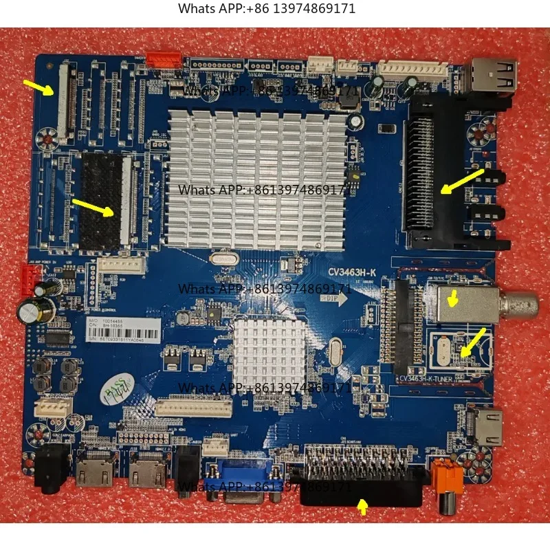 CV3463H-K 4KLED TV MAIN Motherboard  3 different interfaces, please check the photos carefully before placing an order