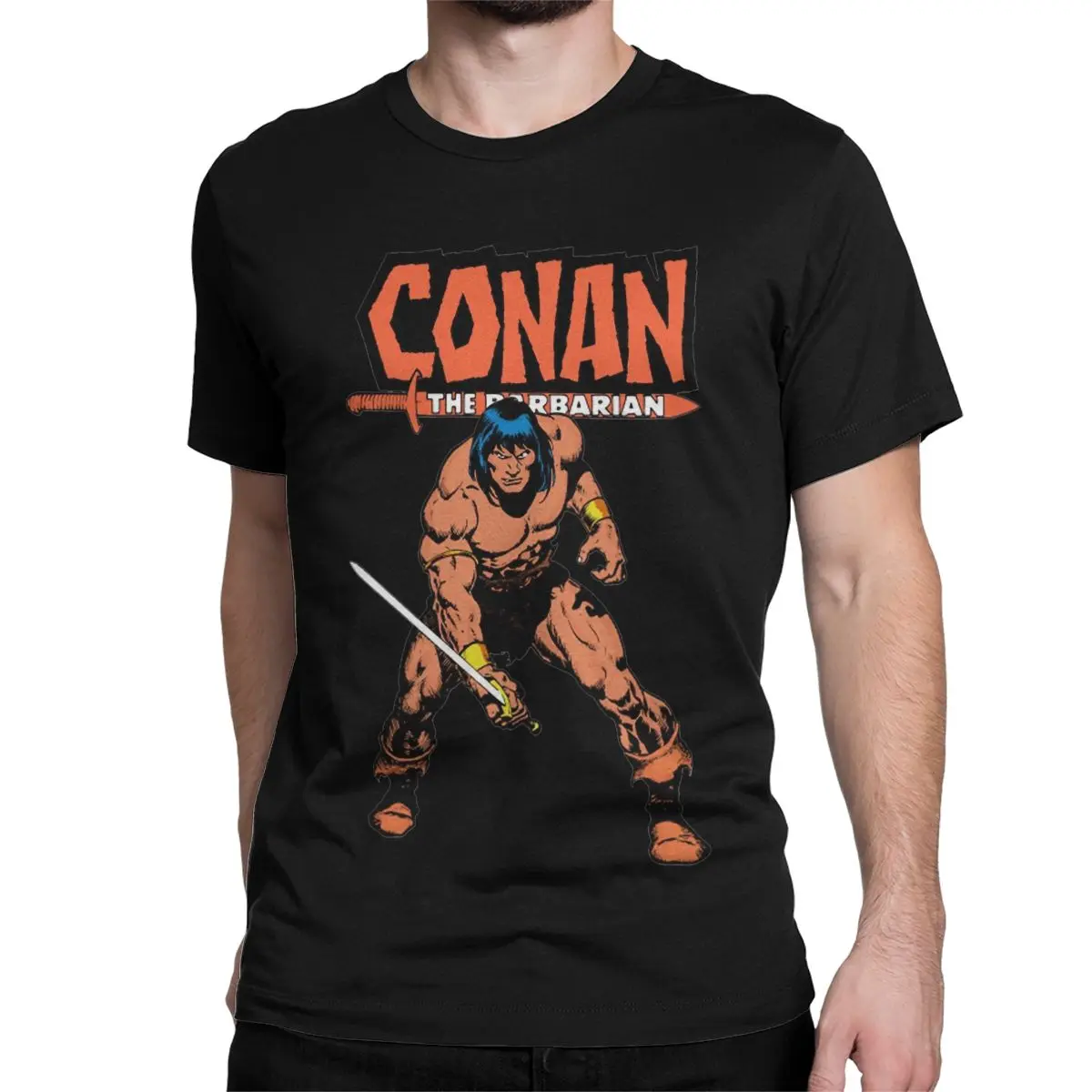 CONAN THE BARBARIAN Movie for Men Women T Shirts Conan The Barbarian Novelty Tees Short Sleeve T-Shirt Cotton Summer Clothes