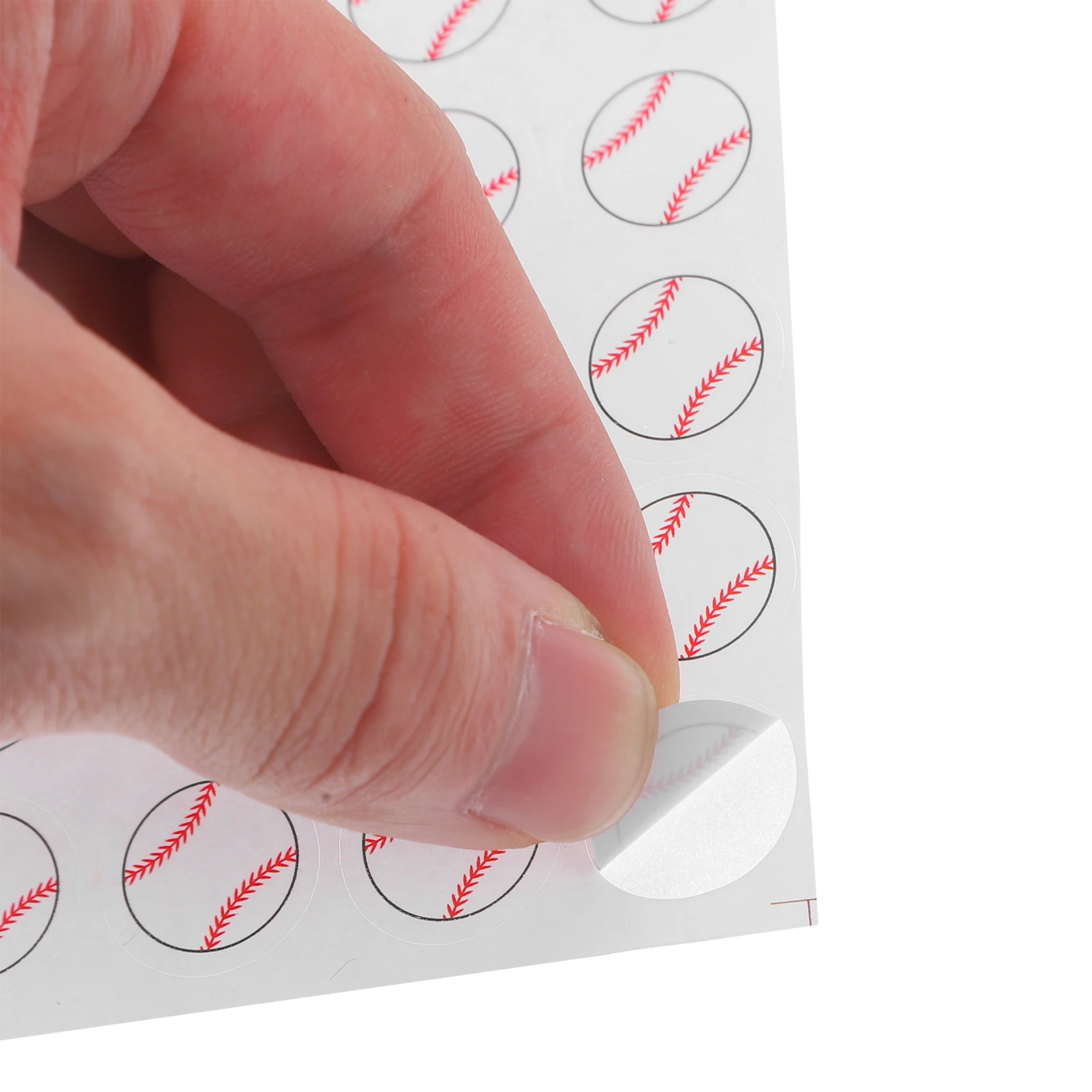 

20 Sheets Baseball Labels Stickers Self Adhesive Sports Ball Theme Decals For Diy Decoration Party Favors Scrapbook Teens Bulk