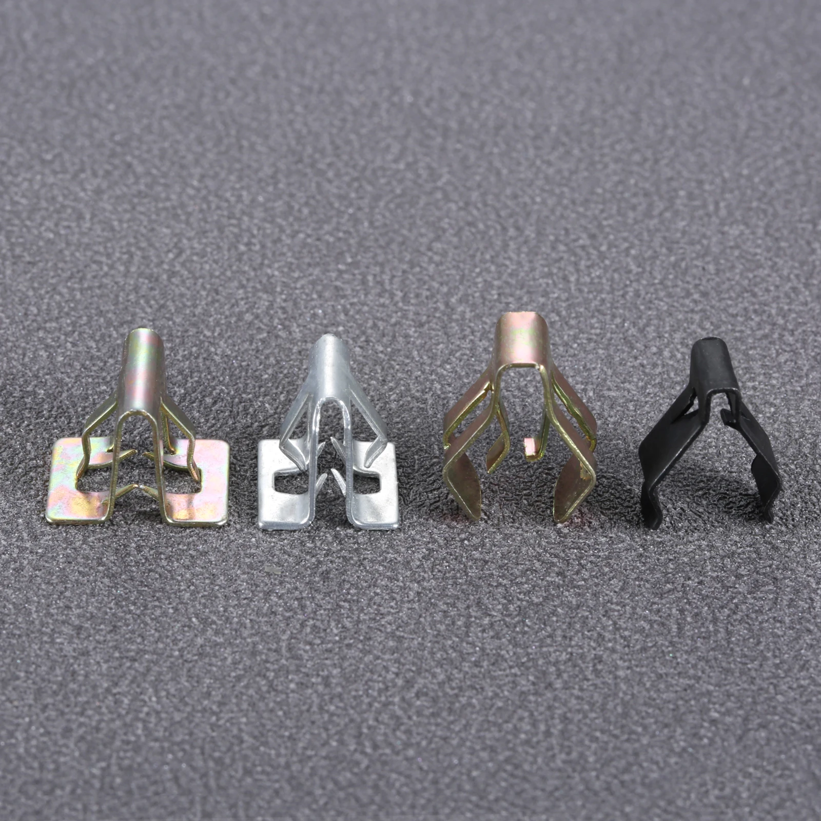 20 Pcs Metal Rivets Universal Car Dashboard CD Panel Snaps Clips Retainer 4 Sizes Universal CD Panel Snaps Clips Radios Buckle