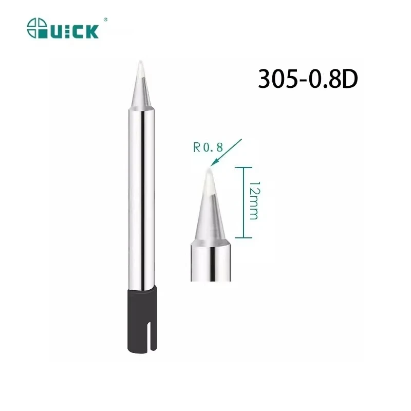 

QUICK 303D Lead-Free Welding Table Nozzle Knife Soldering Iron 305-K/Sk/I/J/B/2C/4C/0.8/1.2D/2.4D/3.2D/4.2D Tip Accessories Tool