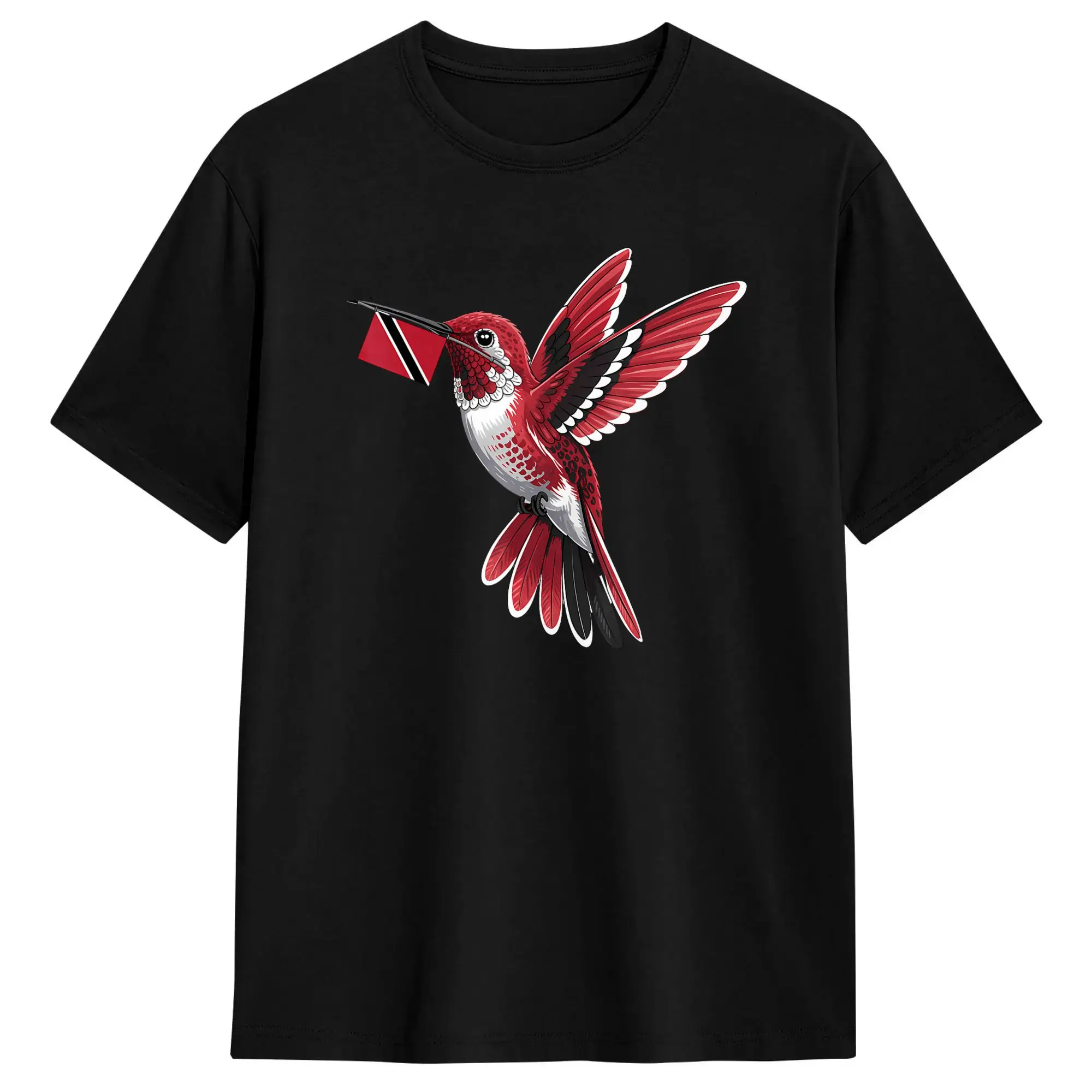 Camiseta con la bandera de Trinidad y Tobago, camiseta con la bandera de Trini Roots Trinidadian, camisetas modernas de verano para hombre, camisetas de gran tamaño con cuello redondo de algodón puro