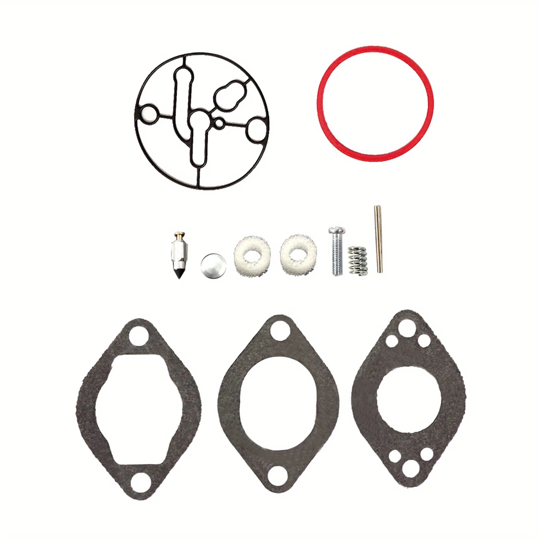 キャブレター オーバーホール リビルド修理キット 交換用 696146 696147 2034 2044 206400 20D400 20F400 210400 水平エンジン用