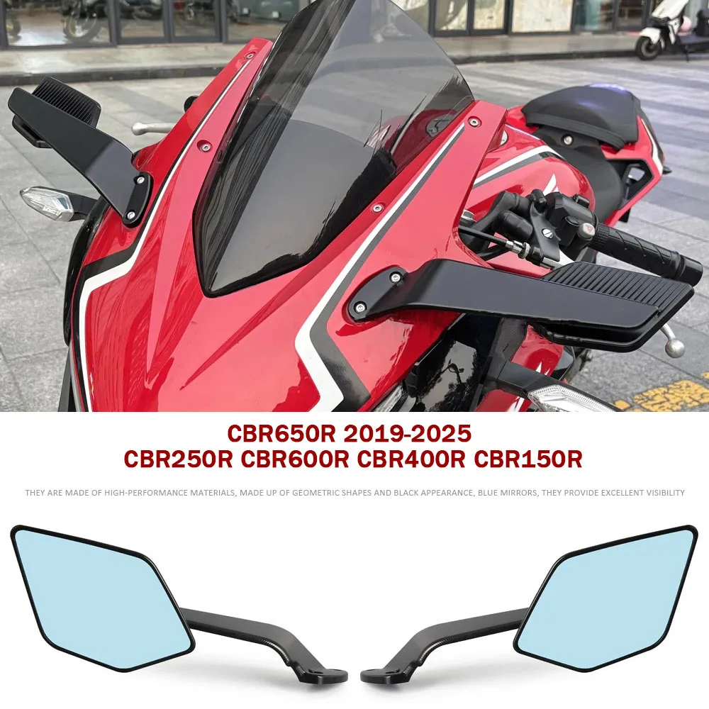 

Motorcycle Mirrors Modified Adjustable Rotating Rearview Mirror For Honda CBR650R 2019-2025 CBR250R CBR600R CBR400R CBR150R