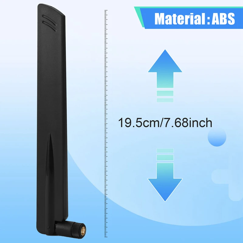5G 4G 3G Antena de comunicación 600-6000Mhz 18Dbi Omni Antena de seguridad para el hogar inteligente SMA macho