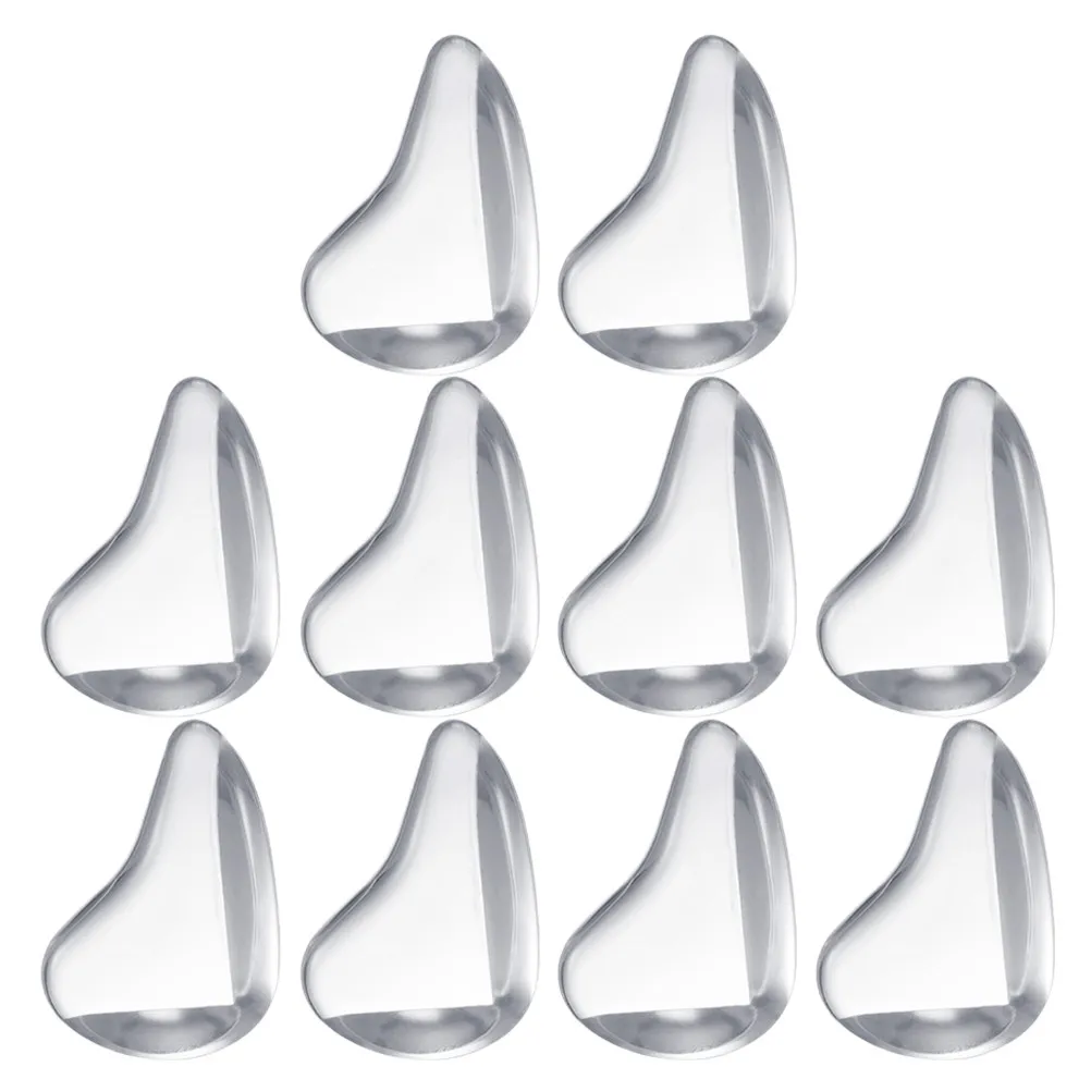 

10Pcs Furniture Corner Protectors Smooth Safe Transparent PVC Guards for Table Edges Childproof Home Office Hospital Preschool