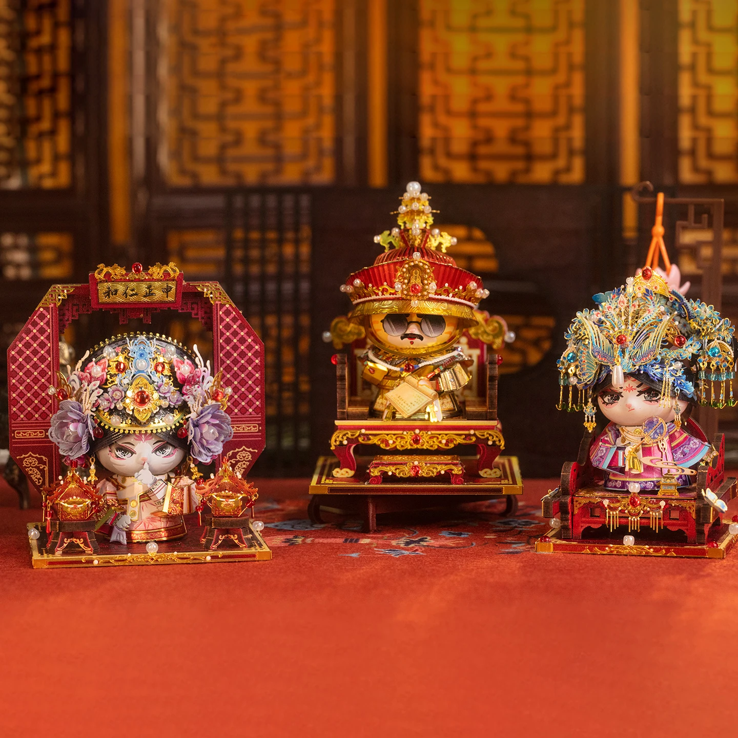 Nuevo rompecabezas de Metal 3D DIY la leyenda de Zhen Huan Mini kits de construcción de modelos montaje Hua Fei rompecabezas para niñas regalo de cumpleaños