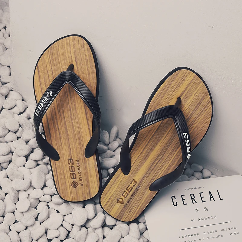 

YRZL 2025 Flip Flops Men Summer Sandals Lightweight Comfortable Beach Slippers Anti Slip EVA Sole Mens Outdoor Casual Shoes Men