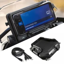 For R1100GS R1150GS R1300GS R1250GS ADV S1000R S1000XR F900R F900XR Motorcycle Wireless Charging Phone Holder Navigation Bracket